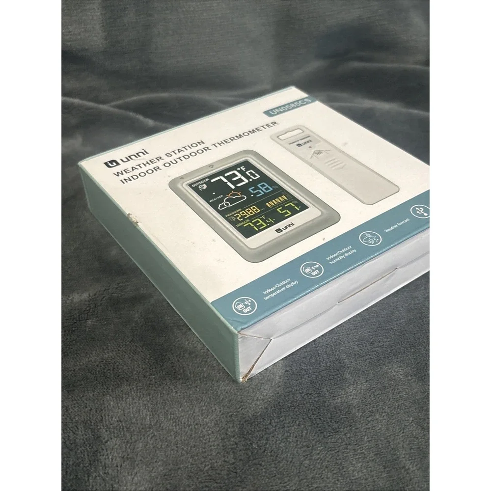 UNNI INDOOR-OUTDOOR Thermometer With‎ 1 SENSOR UN0582CS